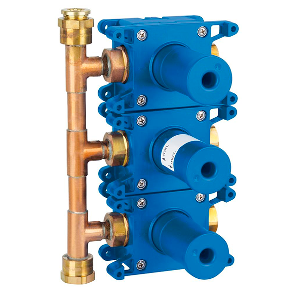 Скрытая монтажная часть на три выхода Grohe Rapido С 35031000