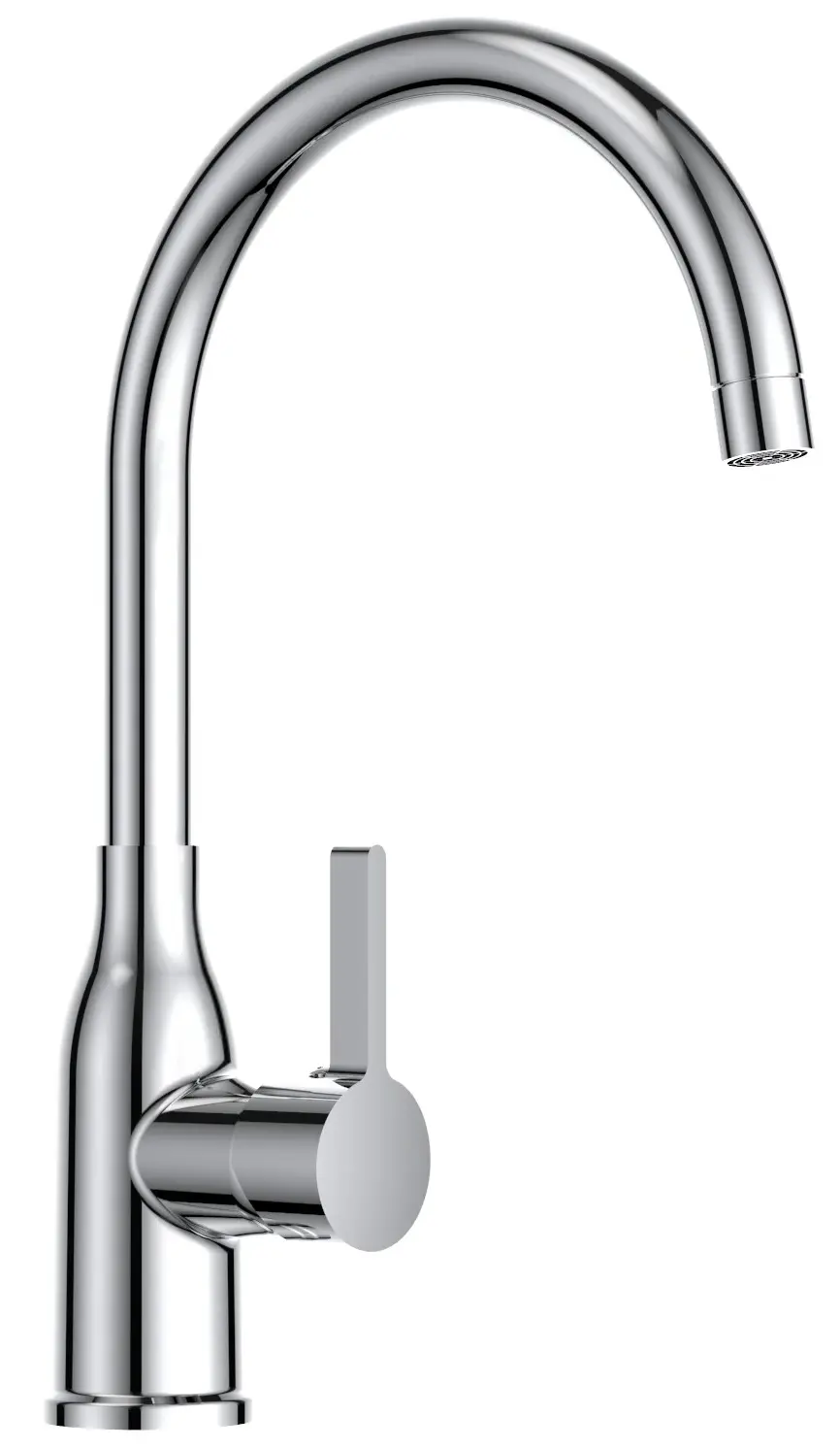 Смеситель для кухни, хром VODA K16