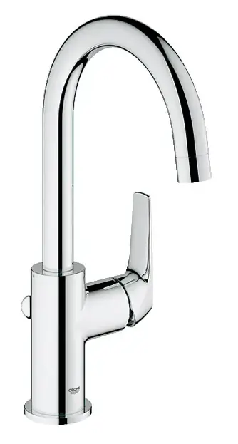 Смеситель для раковины, высокий излив, хром Grohe BauFlow 23086000