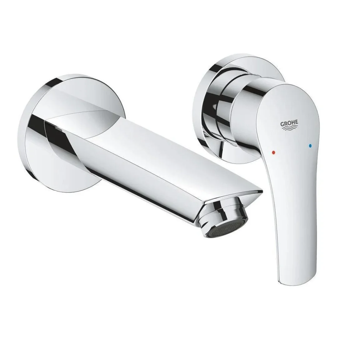 Смеситель для раковины на 2 отверстия, хром Grohe Eurosmart 29337003