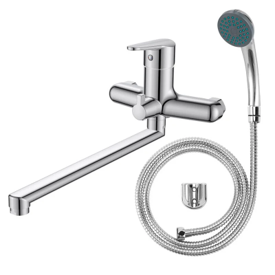 Смеситель для ванны, длинный излив, хром VODA Breeze BZ31 