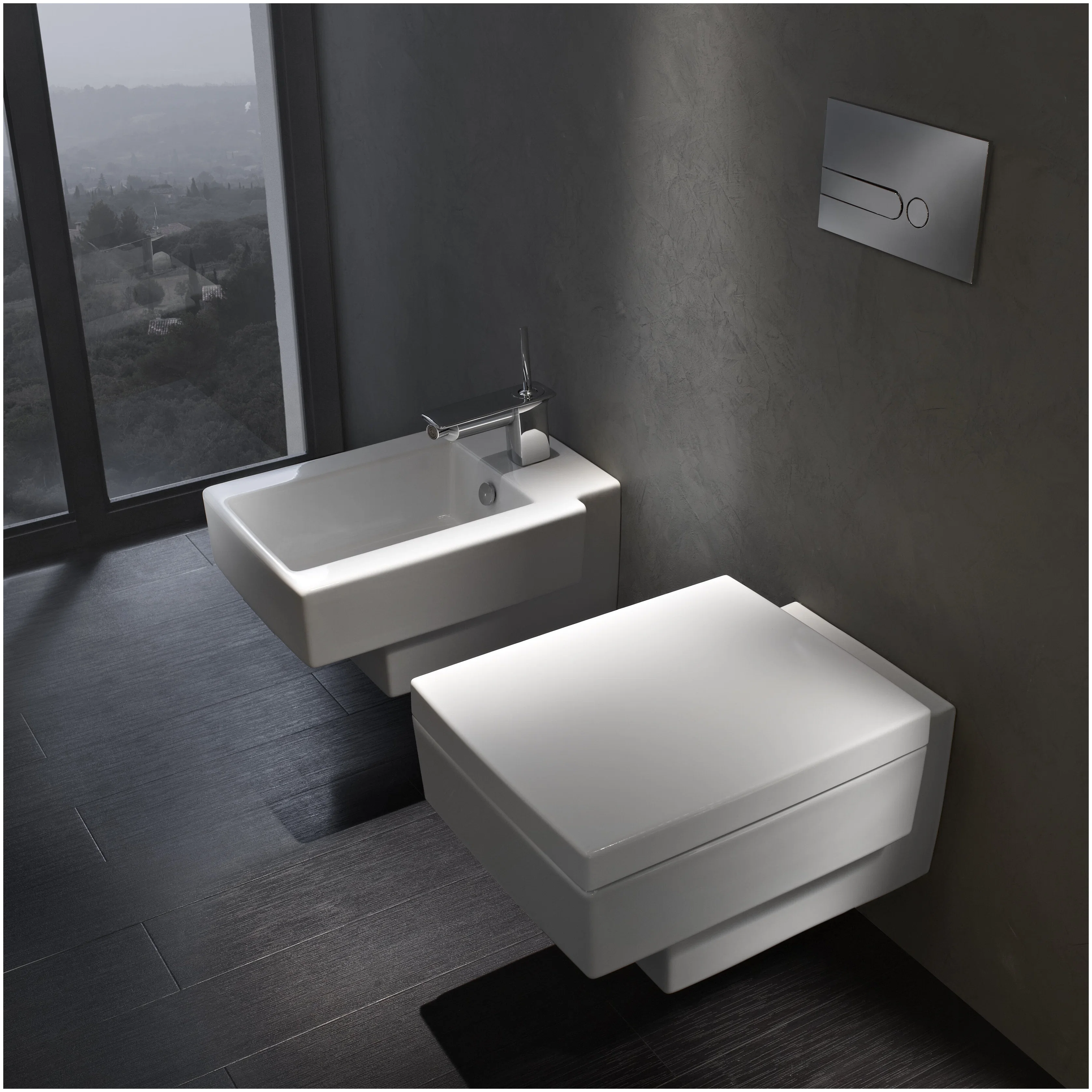 Биде подвесное, белое Jacob Delafon Terrace EMA0002-00