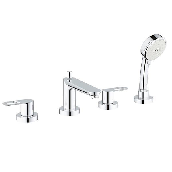 Смеситель для ванны, на 4 отверстия, хром Grohe BauLoop 2511900A