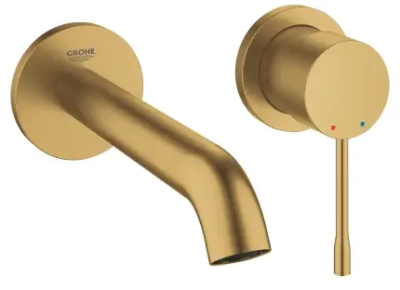 Смеситель для раковины, на 2 отверстия, холодный рассвет матовый Grohe Essence 29192GN1