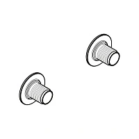 Комплект монтажных фланцев Hansgrohe 96119000