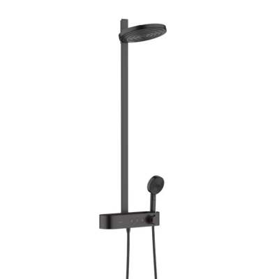 Душевая система с термостатом для душа, черный Hansgrohe Pulsify Showerpipe 260 24240670