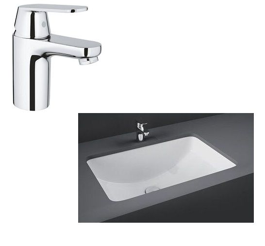 Комплект 2в1: Раковина Cleo, cмеситель для раковины Rak Ceramics K21100603