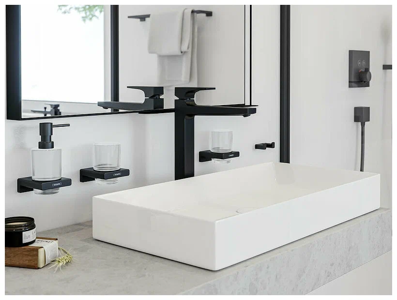 Крючок двойной, белый Hansgrohe AddStoris 41755700