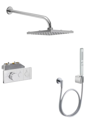 Душевая система с термостатом для душа, 7в1, хром Jacob Delafon Grands Boulevards K25011502