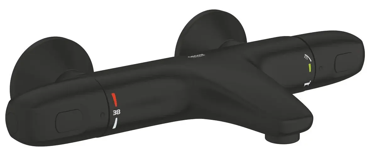 Термостат для ванны, черный Grohe Grohtherm 1000 348162433