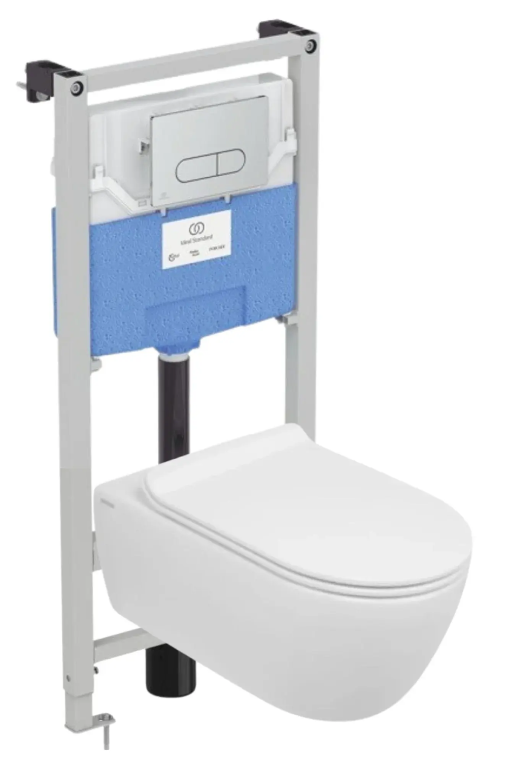 Комплект 4в1: Инсталляция R020467 с панелью смыва, унитаз SSWW CT2076 с крышкой-сиденьем K25051209