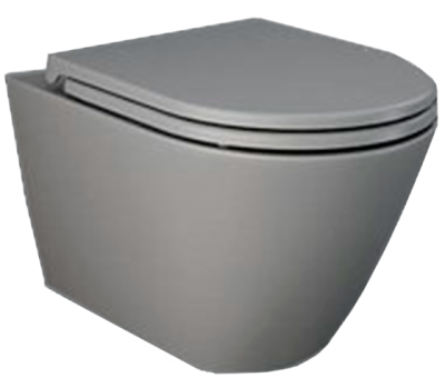 Унитаз подвесной, серый Rak Ceramics Feeling RST23503A