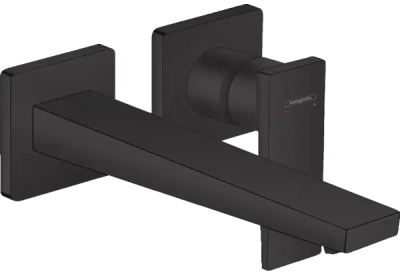 Смеситель для раковины, настенный, черный Hansgrohe Metropol 32526670