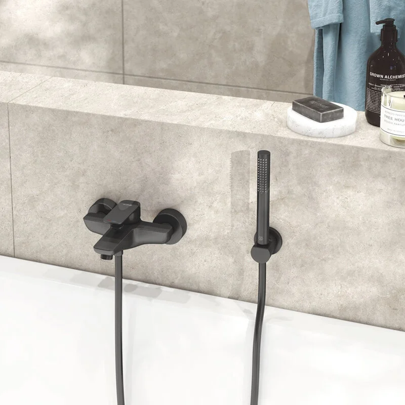 Смеситель для ванны, черный Kludi Pure&Style 406813975