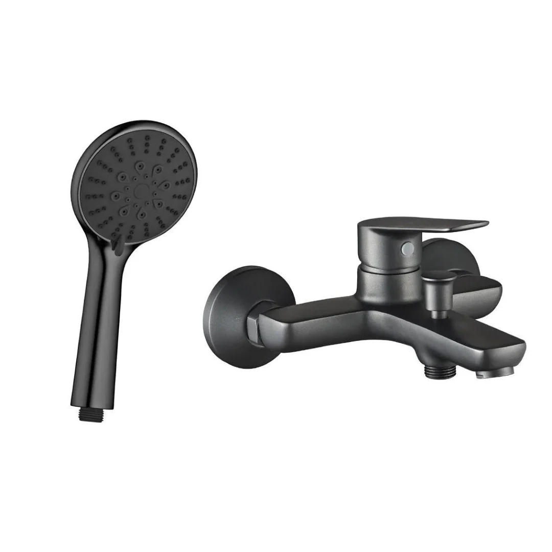 Смеситель для ванны, матовый графит ESKO Delhi DL 54 GRF