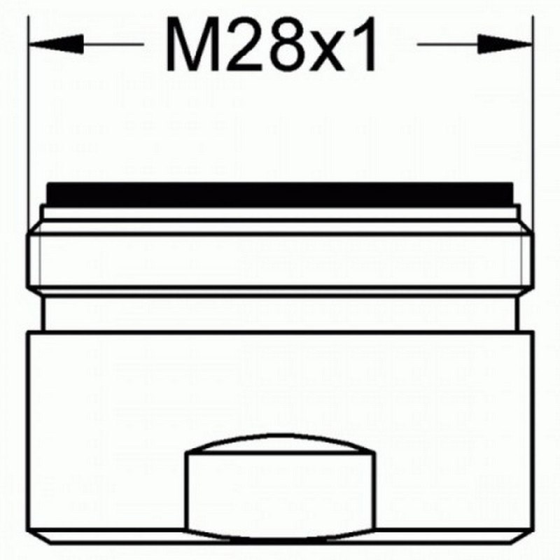 Аэратор с наружней резьбой M28 Grohe 13927000