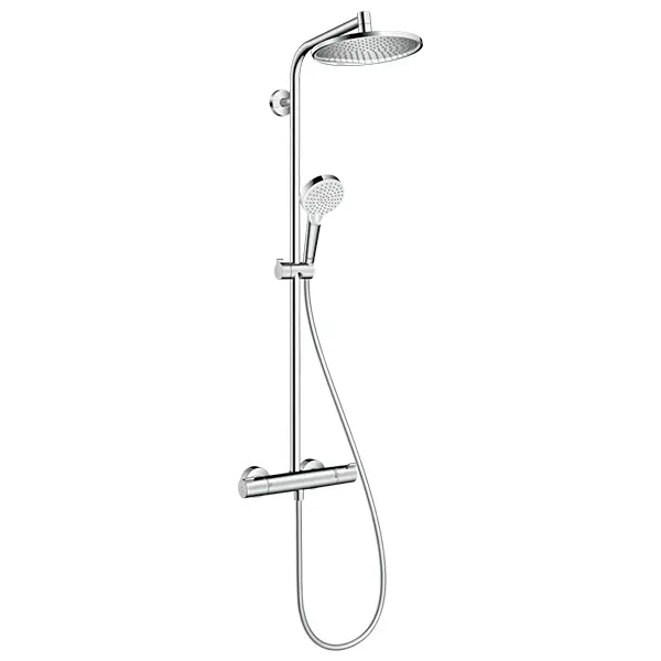 Душевая система с термостатом для душа, хром Hansgrohe Crometta 240 Showerpipe 27267000