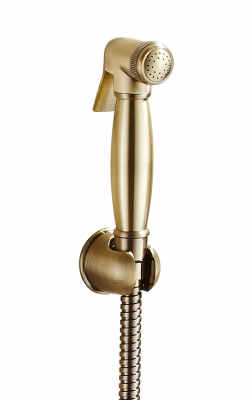 Гигиенический душ с держателем и шлангом 1250, бронза сатин ESKO BH3in1