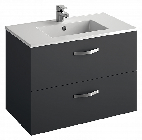 Тумба под раковину 80, серый антрацит Jacob Delafon Ola EB391RU-N14