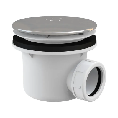 Сифон для душевого поддона, хром Alcaplast Lux A49K