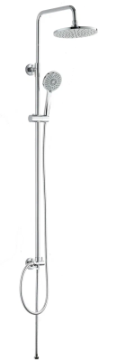 Душевая система с переключателем, без смесителя, хром VODA Drop VST1000-1