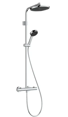 Душевая система с термостатом для душа, хром Hansgrohe Activera S Showerpipe 240 1jet 28083000