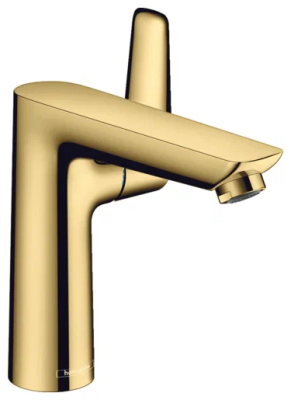 Смеситель для раковины 150, с донным клапаном, золото Hansgrohe Talis E 71754990