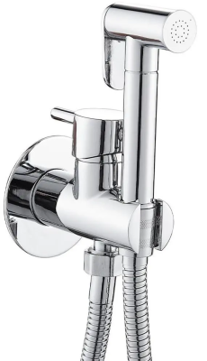 Гигиенический душ со смесителем, встраиваемый, хром ESKO SMH05