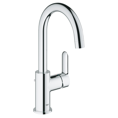 Смеситель для раковины с донным клапаном, размер L, хром Grohe BauEdge 23093000
