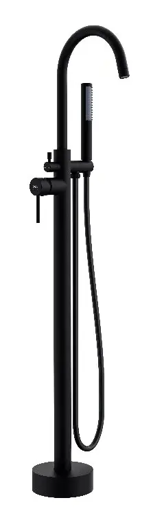 Смеситель для ванны, напольный, черный ESKO F1B