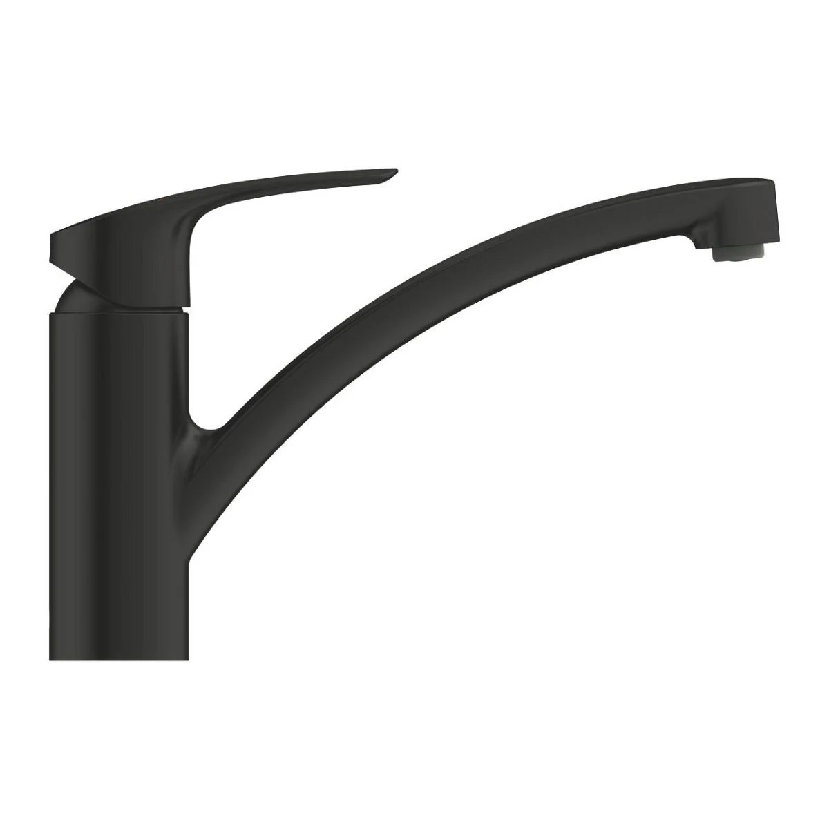 Смеситель для кухни, низкий излив, черный Grohe Eurosmart 332812433