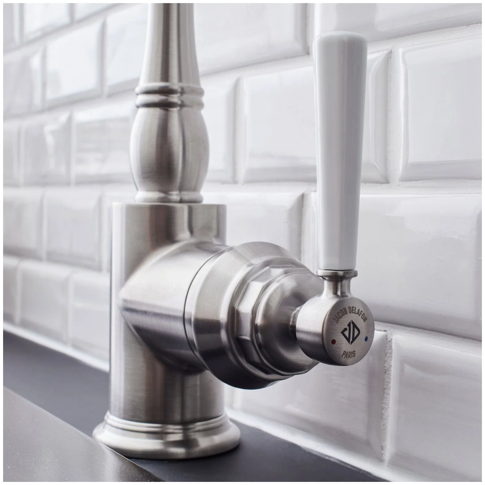 Смеситель для кухни, матовая сталь Jacob Delafon Cleo 1889 E24317-VS