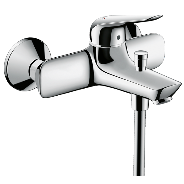Смеситель для ванны c душем, хром Hansgrohe Novus 71040000
