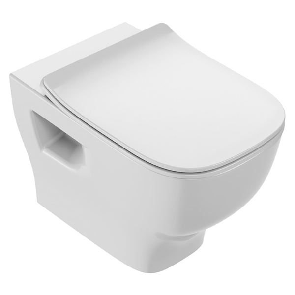 Унитаз подвесной, безободковый, белый Jacob Delafon Struktura EDE102-00