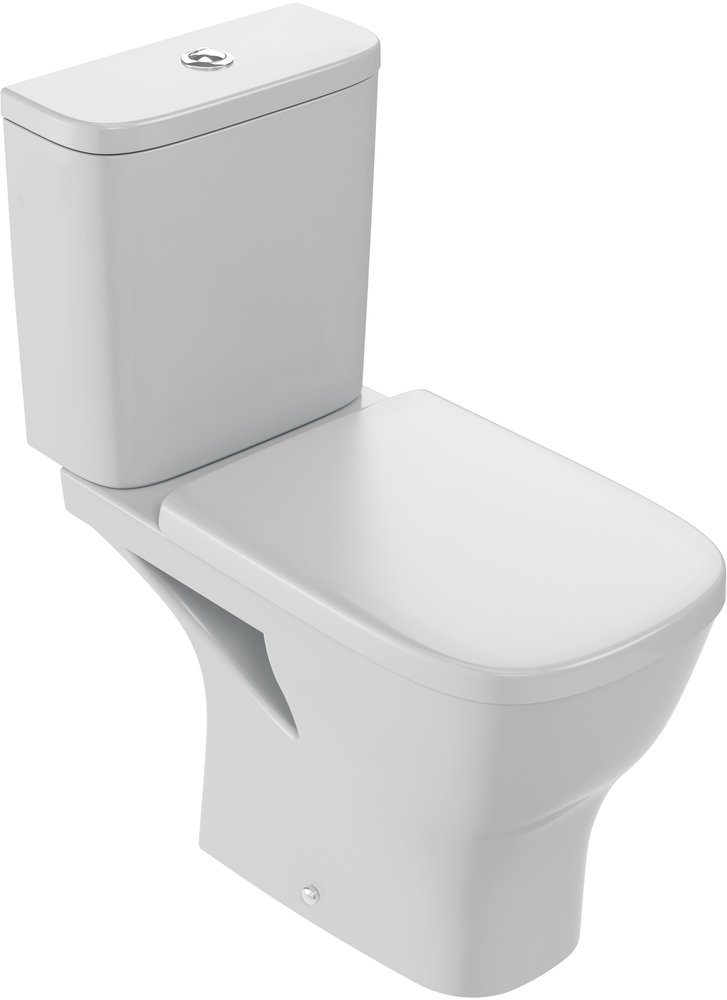 Унитаз напольный, безободковый, белый Jacob Delafon Struktura UJX102-00