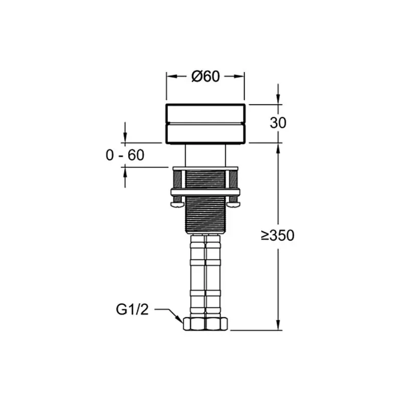 Ручка смесителя, хром Jacob Delafon Grands Boulevards E77963-8A-CP