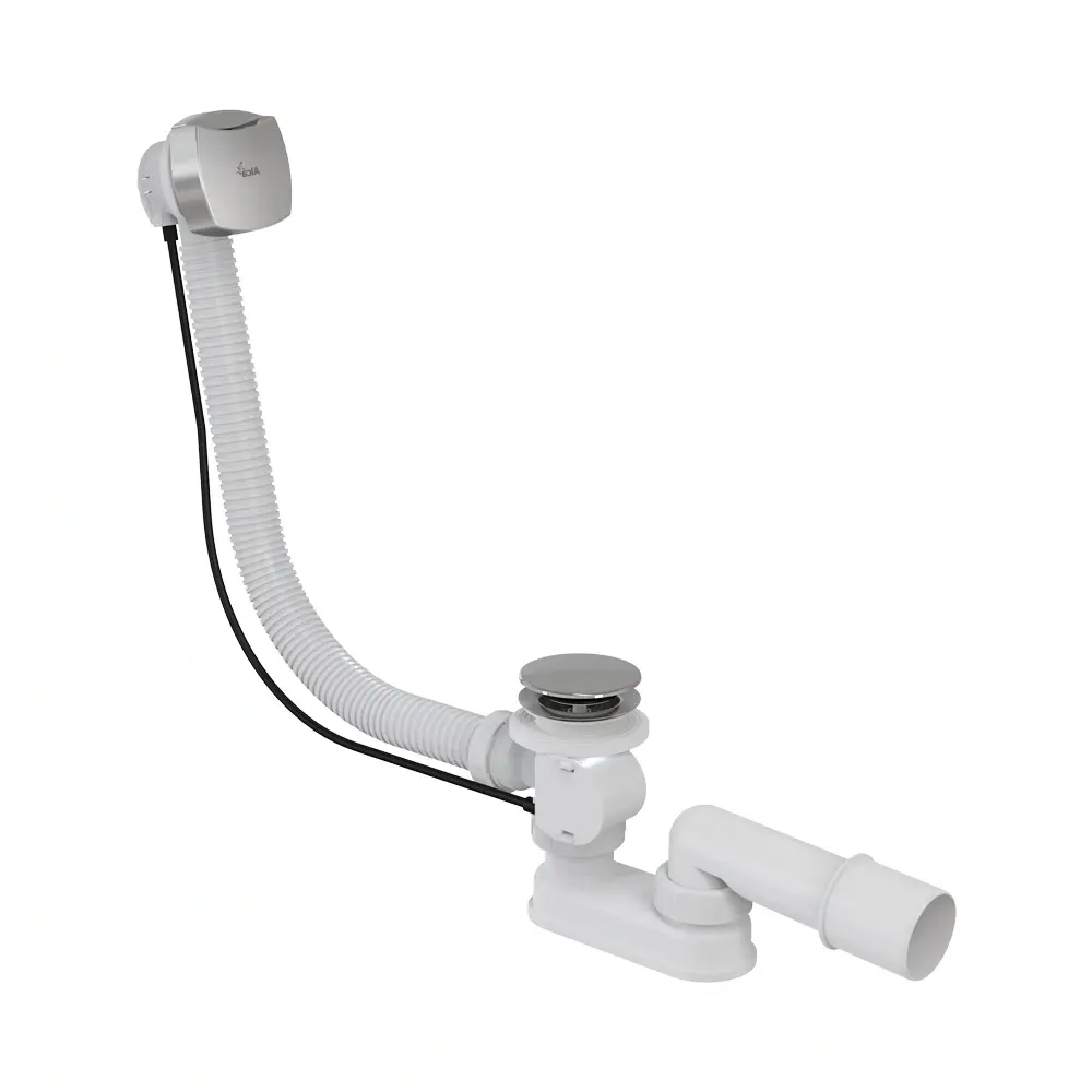 Сифон для ванны, автомат, хром Alcaplast A51CRM