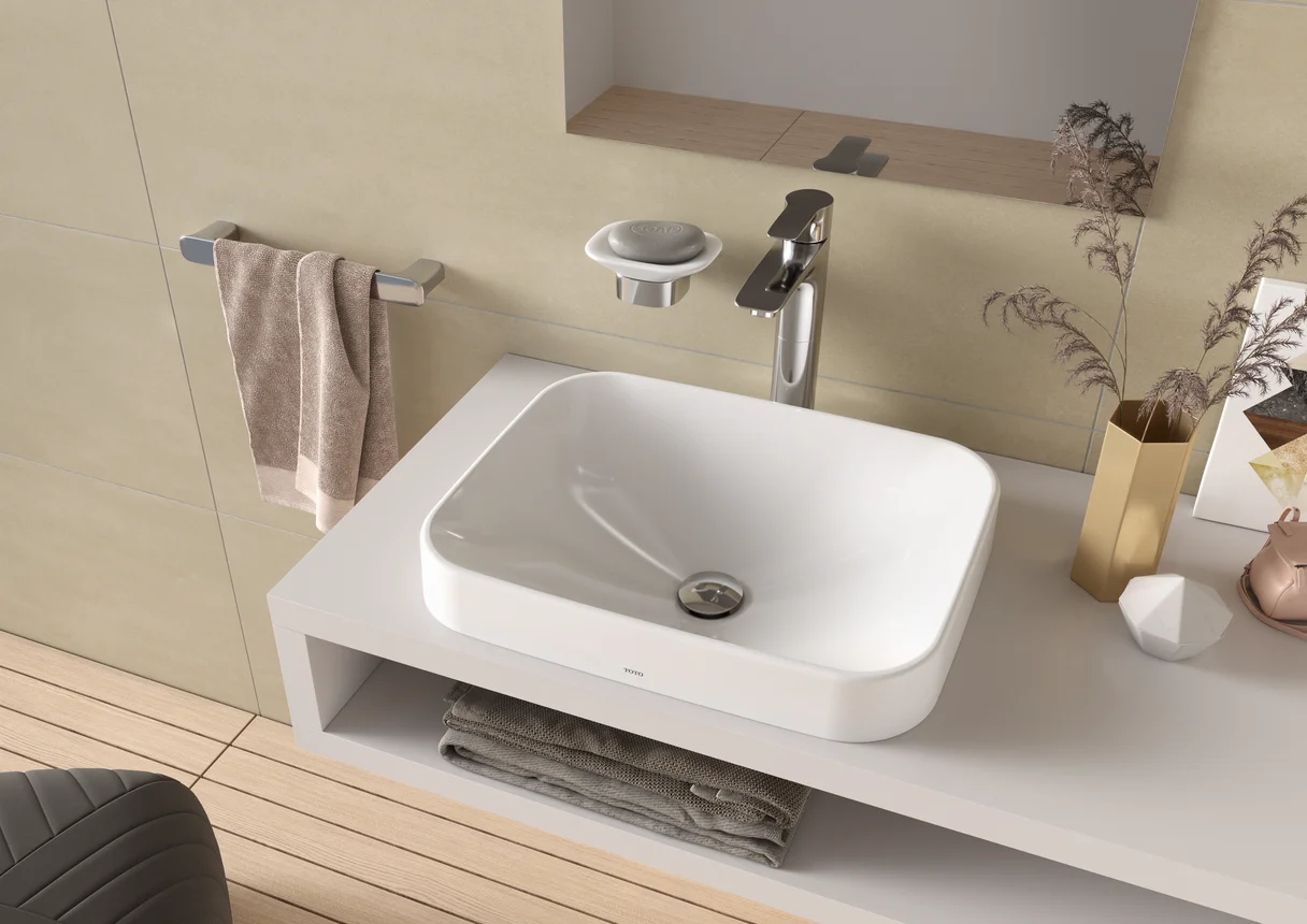 Раковина накладная 50, белый TOTO LF L5715E