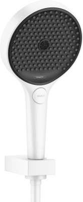 Ручной душ с держателем и шлангом, белый Hansgrohe Rainfinity 3jet 26851700