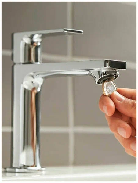 Смеситель для раковины 110, с донным клапаном, хром Hansgrohe Rebris E CoolStart 72559000