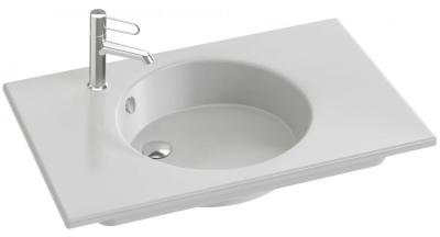 Раковина встраиваемая сверху 81, белая Jacob Delafon Odeon Rive Gauche EXAW112-Z-00