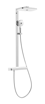 Душевая система с термостатом для душа с изливом и полочкой, хром JOMOO 26161-624/1B-1