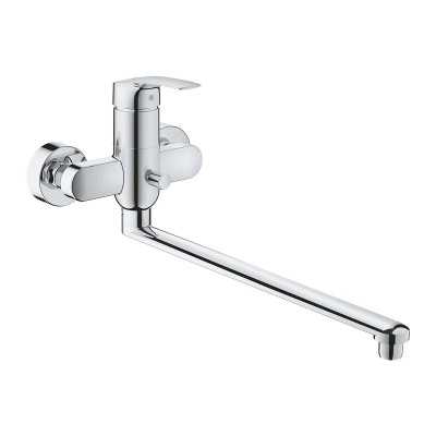 Смеситель для ванны, длинный излив, хром Grohe Eurosmart 23992003 