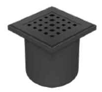 Трап точечный для пола, прямой подвод MCH G1394XC