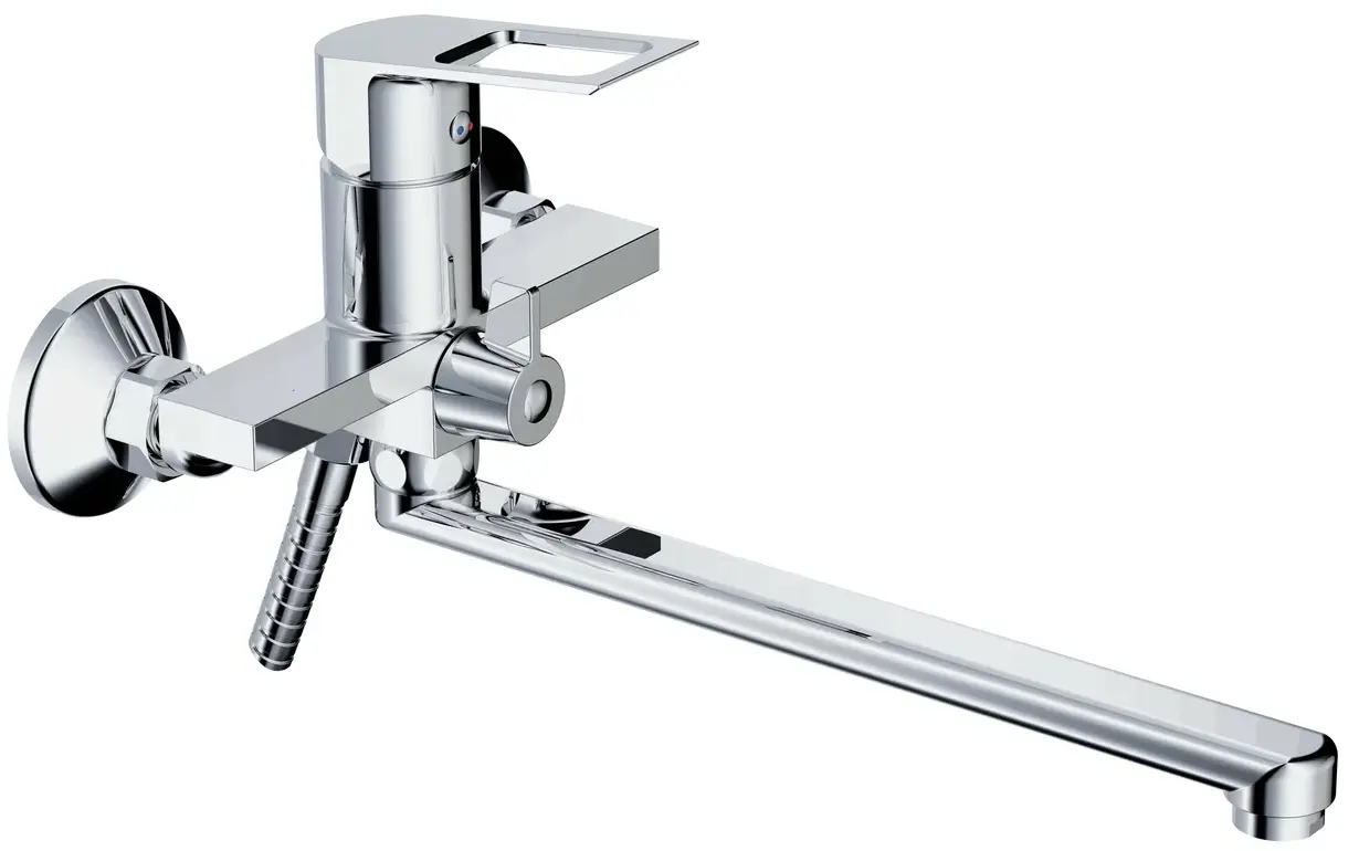 Смеситель для ванны, длинный излив, хром VODA Surf SF31