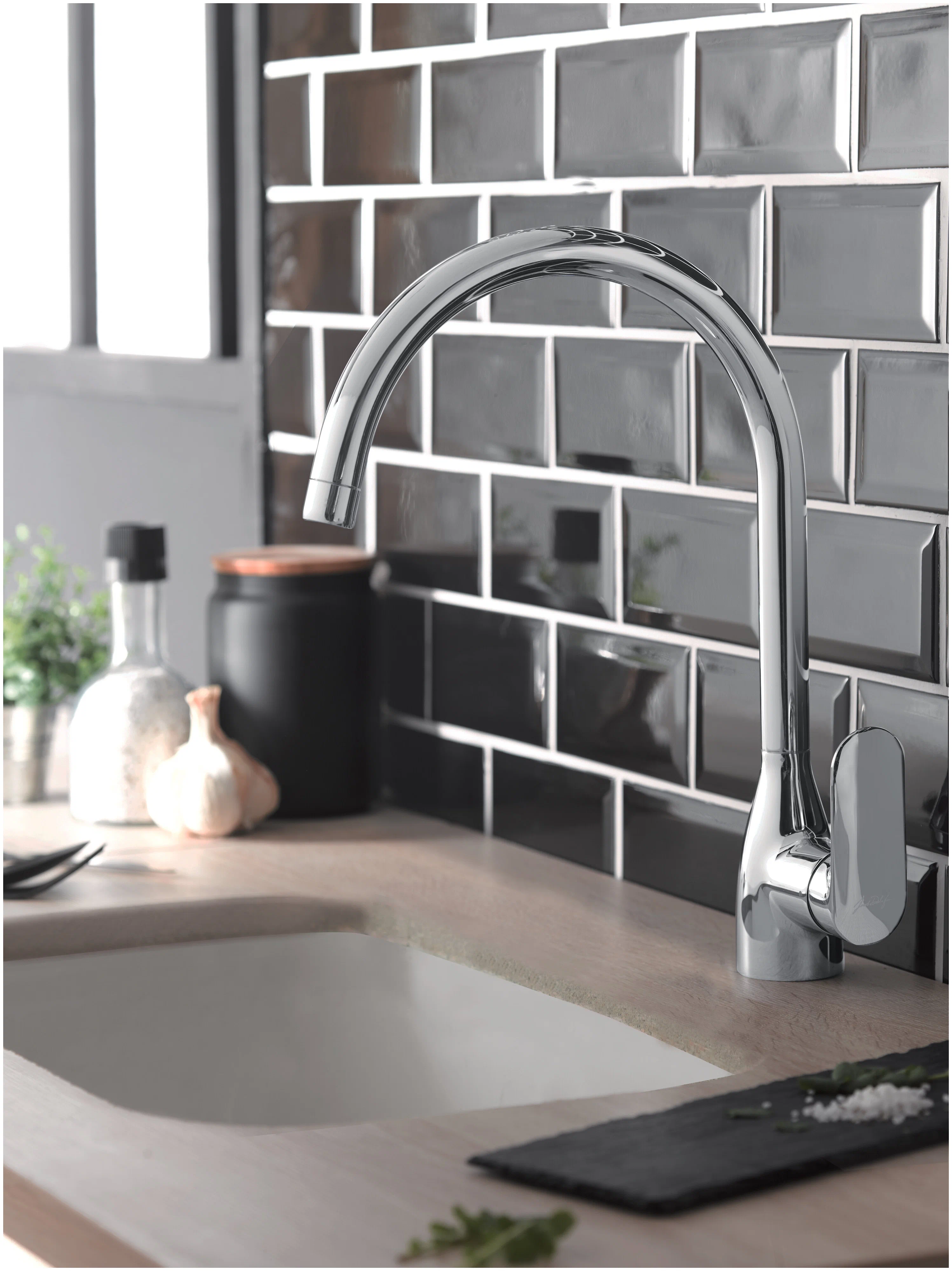 Смеситель для кухни, хром Jacob Delafon Kumin E99477-CP