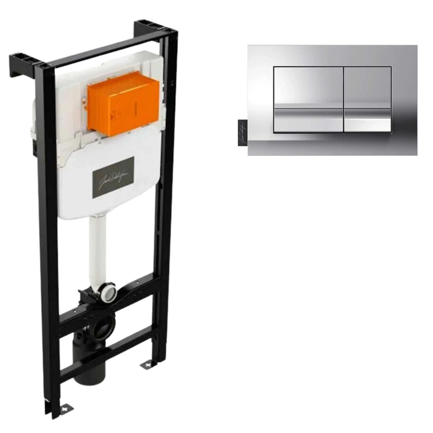 Комплект 2в1: Инсталляция с панелью смыва E20858-CP Jacob Delafon K23022302