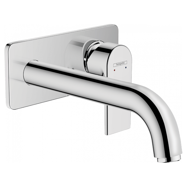 Смеситель для раковины, настенный, хром Hansgrohe Vernis Shape 71578000