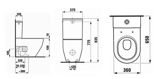 Бачок для унитаза Laufen Pro 8299530002911