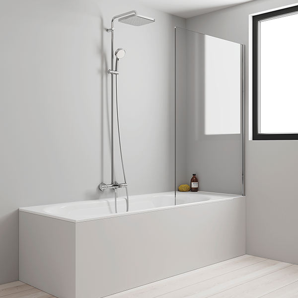 Душевая система с термостатом для ванны, хром Grohe Tempesta Cosmopolitan 250 Cube 26691000